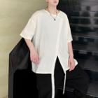Short Sleeve Asymmetrical Oversized T-shirt