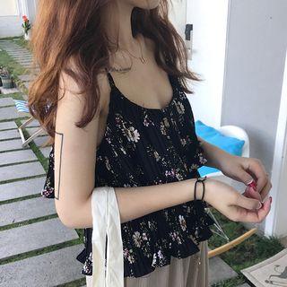 Floral Print Layered Camisole Top