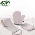 Set Of 3: Back Scrubber + Body Scrubber + Bath Mitt