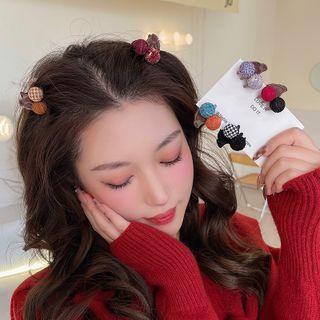 Flocking Knit Hair Clip