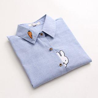 Bunny Embroidered Shirt