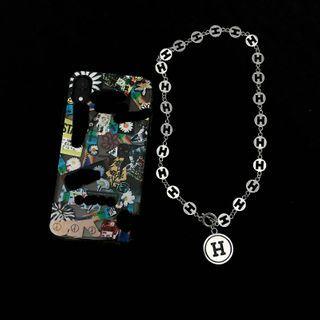 Chained Lettering Necklace As Shown In Figure - One Size