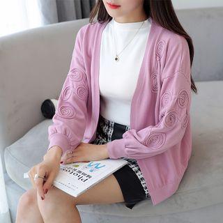 Applique Flower Cardigan