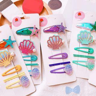 Set: Starfish / Shell Hair Clip / Hair Pin (assorted Designs)