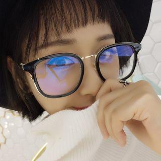 Retro Double-bridge Square Eyeglasses
