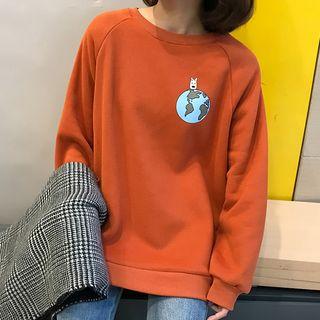 Earth Print Sweatshirt