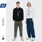 Drawstring-hem Embroidered Polo Shirt