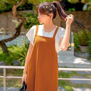 Loose-fit Cap-sleeve Henley