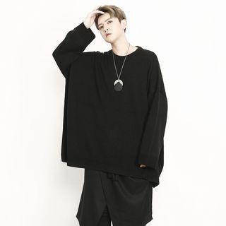 Oversized Round-neck Sweater