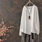 Jacquard Long-sleeve T-shirt