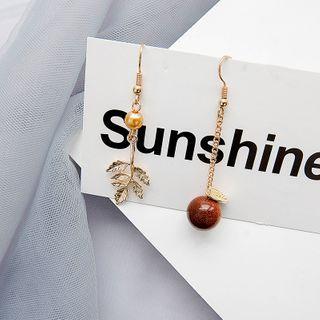Asymmetric Leaf Hook Earrings Era041 - 62