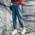 Frayed Hem Harem Jeans