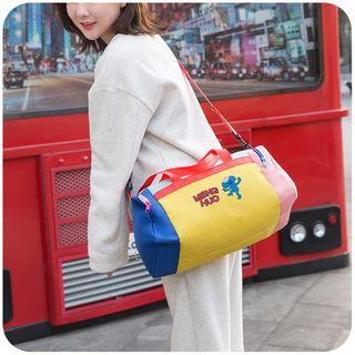 Color Block Duffle Bag