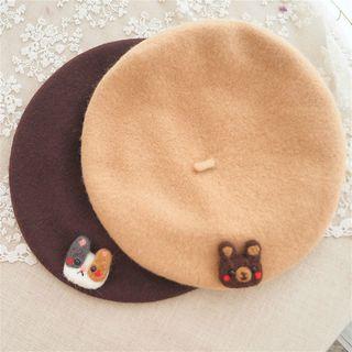 Bear / Cat Felt Beret