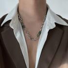 Safety Pin Stainless Steel Necklace