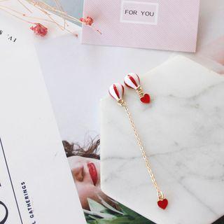 Non-matching Hot Air Balloon Earring 1 Pair - As Shown In Figure - One Size