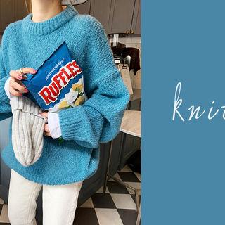 Wool Blend Oversized Thick Sweater