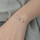 Hoop Bracelet 1pc -silver - One Size