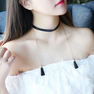 Tassel Choker As Shown In Figure - One Size