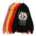 Panda Ring Detail Hooded Pullover