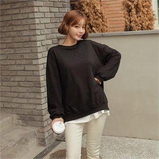 Zip-side Loose-fit Sweatshirt