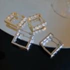 Cz Square Earring