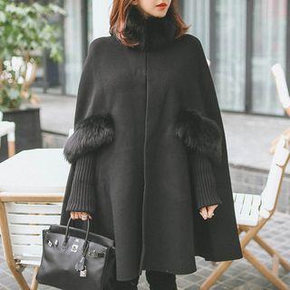 Furry Cape Coat