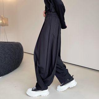 Double Layer Wide Leg Pants
