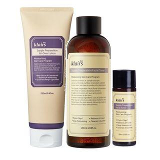 Dear, Klairs - Value Pack - Supple Preparation All-over Lotion 250ml + Facial Toner 180ml + 30ml