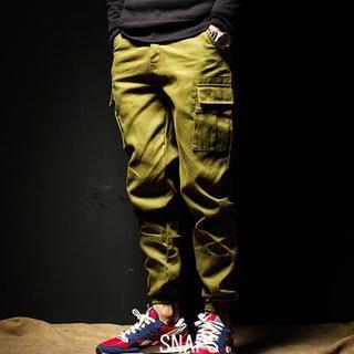 Elastic Cuff Cargo Pants