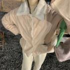 Reversible Single-breasted Padded Jacket / Fleece-lined Joggers