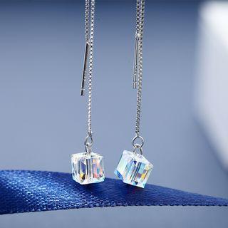 Swarovski Elements Crystal Cubic Earrings
