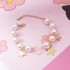 Alloy Star Faux-pearl Bracelet As Shown In Figure - One Size