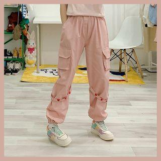 Loose-fit Pocket Cuffed Cargo Pants