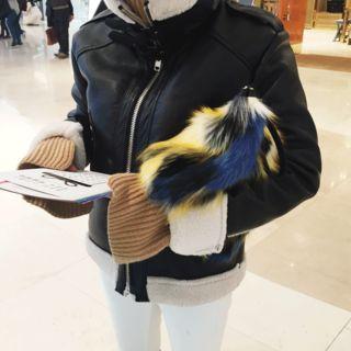 Faux-fur Faux-shearling Jacket