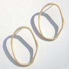 Irregular Hoop Earring 1 Pair - Stud Earrings - One Size