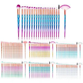 Set Of 20: Unicorn Handle Makeup Brush