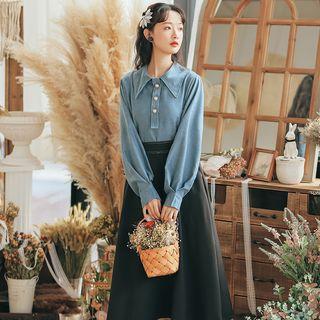 Overhead Shirt / A-line Skirt / Set