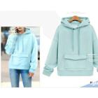 Drawstring Hooded Pocket Pullover