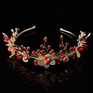 Wedding Branches Tiara Red - One Size