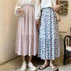 Maxi Floral A-line Skirt (various Designs)