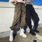 Baggy-fit Cargo Pants With Belt