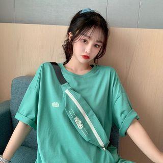 Set: Elbow-sleeve T-shirt + Sling Bag