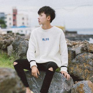 Embroidered Loose-fit Sweater