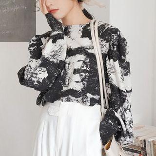 Splash Print Blouse