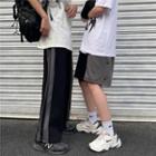 Paneled Short / Wide Leg Pants