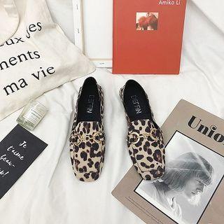 Metal Accent Loafers