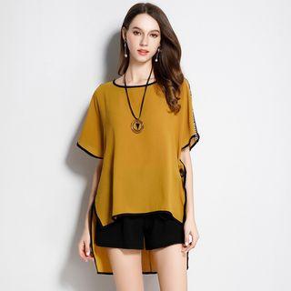 Set: Short-sleeve Long T-shirt + Shorts
