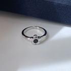 Flower Stainless Steel Stainless Steel Open Ring E579 - Silver - One Size