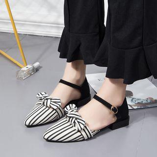 Bow Pointy Toe Shoes